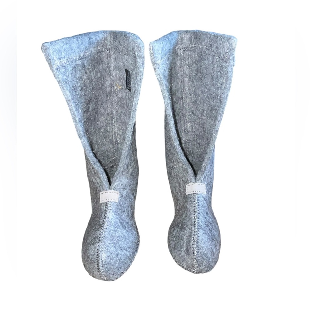 LL Bean Kids Gray Wool Boot Liners Inserts Size 10. Unisex